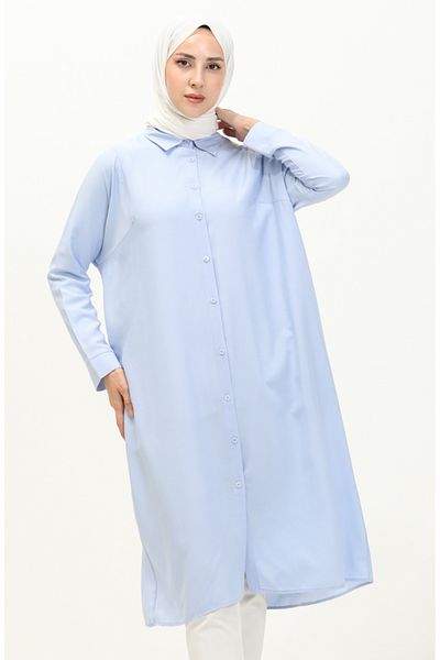 sefamerve Μπλε τουνίκ Raglan Arm - 6433-21