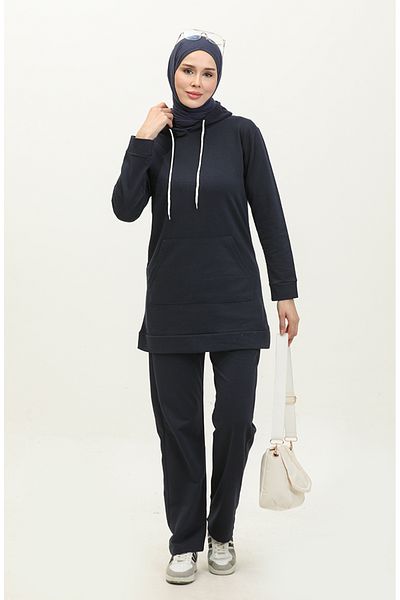 sefamerve Σετ φόρμας Navy Blue Indigo Double - 23103-03