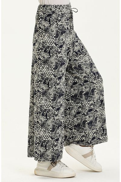 sefamerve Viscose Trousers 1027D-02 Navy Blue