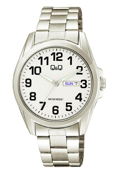 Q&Q Qq A05A-002Py Water Resistant Metallic Color Men's Wristwatch