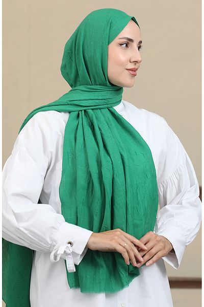 sefamerve Πράσινο μπαμπού Kraş Shawl - 90173-19