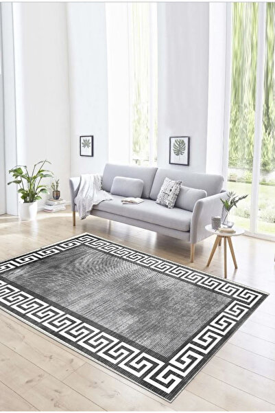 Hülya Home Dijital Baskı Yıkanabilir Kaymaz Taban İnce Salon Mutfak Çocuk Hal...