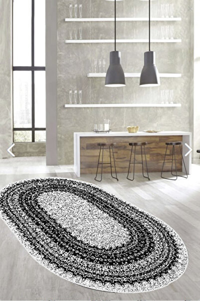 Hülya Home Dijital Baskı Yıkanabilir Kaymaz Taban Salon Halısı Mutfak Halısı ...