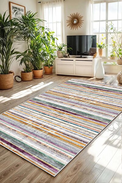 Evimle Makinede yıkanabilir kaymaz taban leke tutmaz mutfak halısı salon halısı ve yolluk/8003 Dikdörtgen