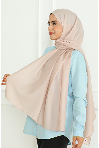 sefamerve Beige Medina Silk Sand Shawl - 81075-12