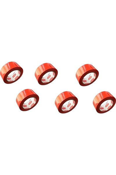 Stilo Colored Duct Tape 45X100 Meters Red 6 Pack