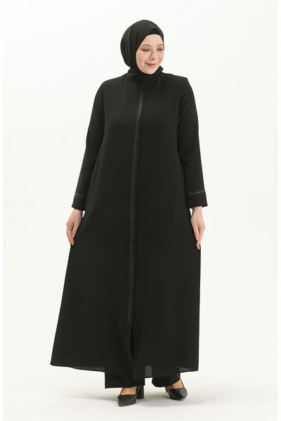 sefamerve Πέτρα εμπριμέ μεγάλου μεγέθους Black Ferace 5055-03