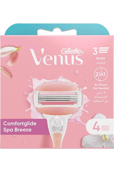 Gillette Venus Spa Breeze Women's Razor Blade Refills 4pcs