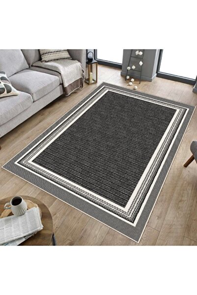 Hülya Home Dijital Baskı Yıkanabilir Kaymaz Taban Ince Salon Mutfak Çocuk Hal...