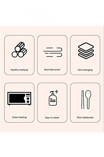 COOYA Food-grade Plastic Lunch Box, Microwave Sealed Bento Box