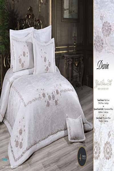 Madamca غطاء سرير مخملي من ديفين