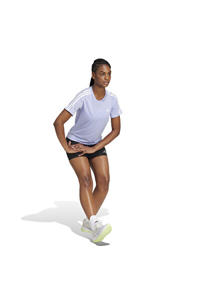 adidas Otr E 3S Kadın Mor Koşu T-Shirt JD2276