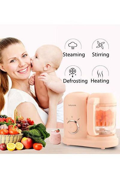 fulina 3 in 1 Electric Baby Food Maker, Soft Steamer Cooking, Processor, Blender, Cooker, Food for Baby