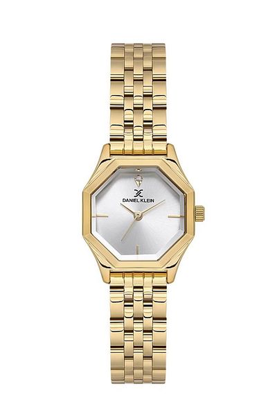 Daniel Klein Dke.1.10850-2 Minimal Design 3 Atm Water Resistant Gold Color Women Wrist Watch