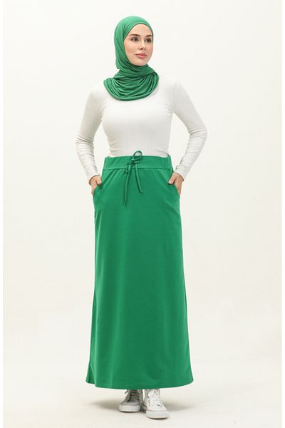 sefamerve Αθλητική φούστα Emerald Green Pocket - 0152-26