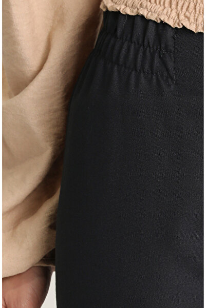 sefamerve Beli Lastikli Pantolon 1983-02 Lacivert