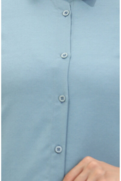 sefamerve Düğmeli Tunik 6111-04 İndigo
