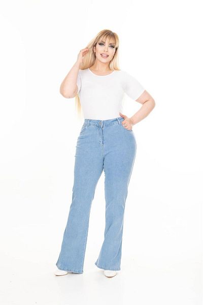 SERRAXXL Spanish Leg Large Size Denim Jeans Pants