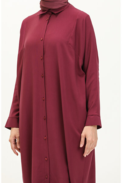 sefamerve Reglan Kol Tunik 6433-20 Mürdüm