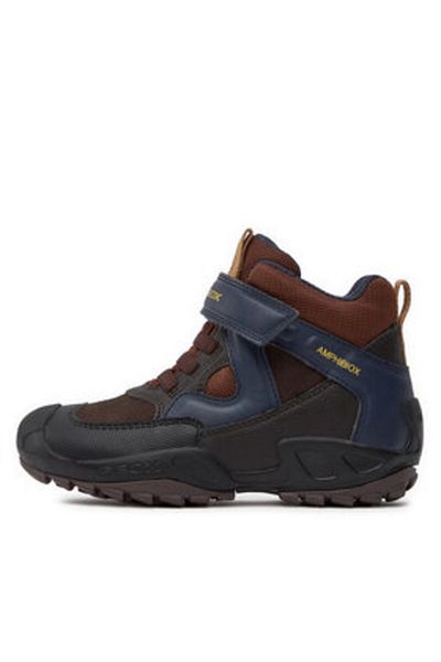 Geox boy's snow boots J NEW SAVAGE BOY BA J841WA 011BC brown