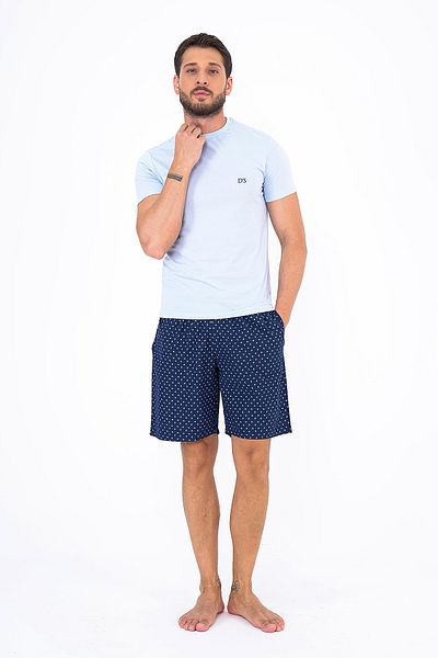 D'S Damat Set pantaloni scurți țesuți Ds Groom ALBASTRU