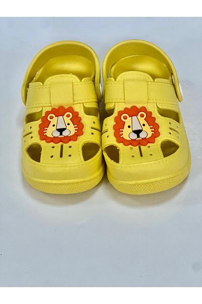 HEREVEMAGAZA Non-Slip Sole Children's Slippers White