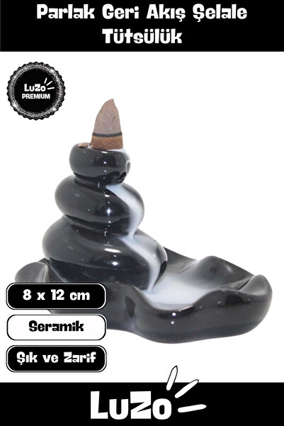 Genel Markalar Dekoratif Şık Parlak Seramik Şelale Geri Akış Tütsülük & Oda K...