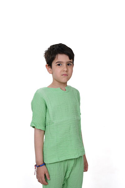 Enhitbaby Двуслоен муслин, детски муслинови панталони харем, 100% памук, еластична талия