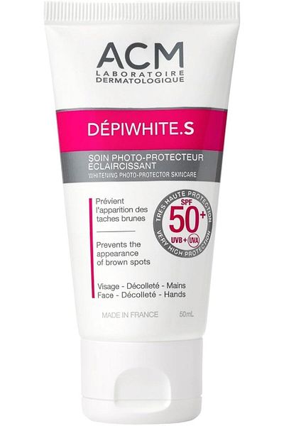 ACM Depiwhite S SPF50+ Whitening Skincare Sun Protector 50 ml, Cream