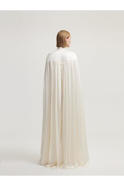 BAQA Cape Look White Dress