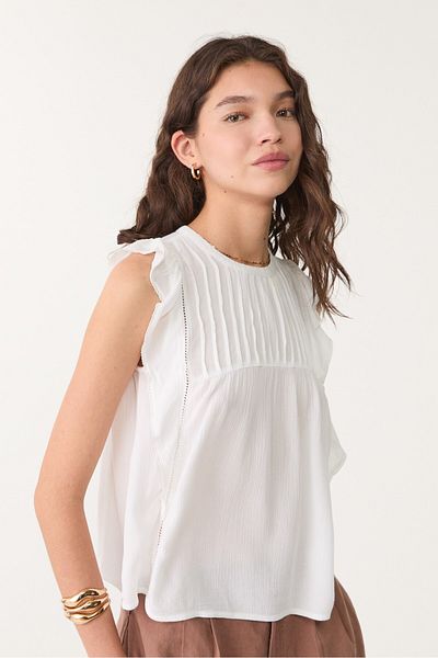 Stradivarius Flowing ruffled blouse