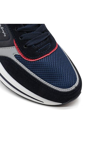 Tmall Pantofi sport de barbati,Cu insertii de plasa,B4005,Albastru inchis