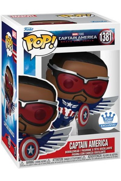 Funko POP! Marvel: Captain America Brave New World Pop 5 Exclusive Vinyl Figure