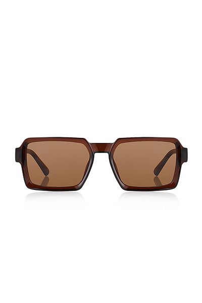 Aqua Di Polo 1987 نظارات شمسية للرجال باللون البني Apsn 010402 --50 إيكارتمن