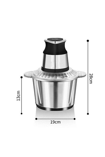 COOYA Transparent Bowl Electric Meat Grinder - Visible Mincing