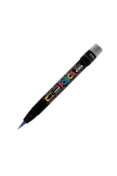 UNİ-BALL Uni Posca Pcf-350 Brush Tip Painting Marker 1-10 mm Blue