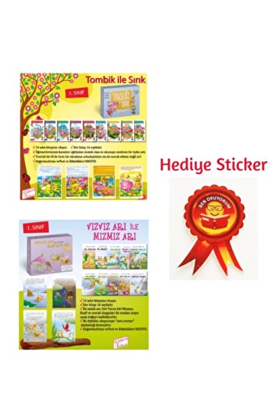 Kırmızı Beyaz Yayınları GİZEMLİ BAHÇE 1.SINIF TOMBİK İLE SIRIK 10'LU HİKAYE -...