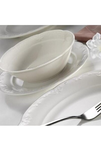 Kütahya Porselen Caprice 24 Parça Yemek Takımı Krem