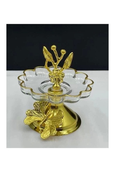 Paşabahçe 54531 Gold Papatya Ayaklı Lokumluk