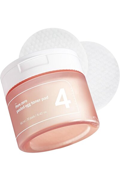 Numbuzin No.4 Toner Pads | Pore Zero Peeled Egg Toner | Gentle Exfoliator, PH...