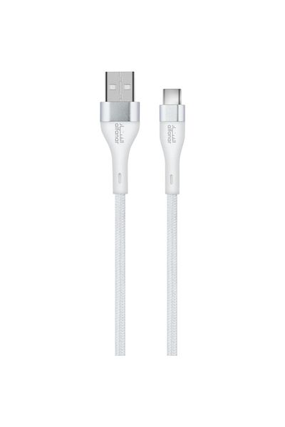 Alfanar 480Mbps 3A Braided USB Type-A to Type-C Fast Charging Cable 1m