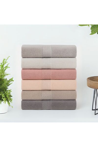 Selen 100% бавовняні рушники для ванної кімнати, 6 штук, 80x140 см