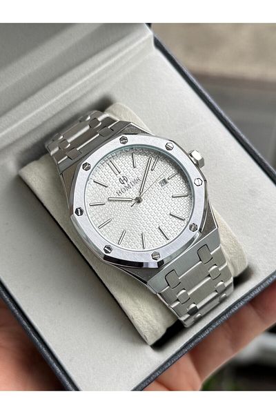 Homies With Steel Calendar Guaranteed Men's Wristwatch Bracelet Gift Hmvp5S2