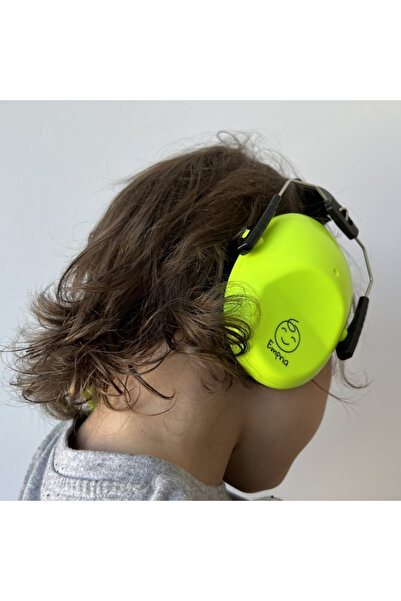 Empria Παιδικά ωτοασπίδες Vivid Slim, ρυθμιζόμενο μοντέλο, προστασία από τον θόρυβο, Empria, πράσινο Lime