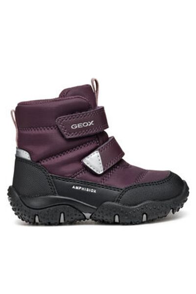 Geox girls' snow boots B4654B-0FU50 red