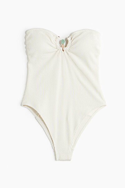 H&M Dolgulu Kuplu Bandeau Mayo