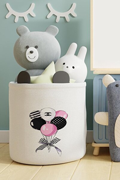 dekomingo Chanel Balon Білий кошик для іграшок