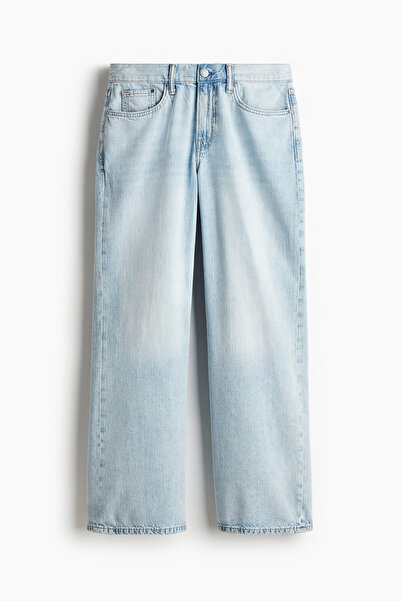 H&M Straight Loose Low Jeans