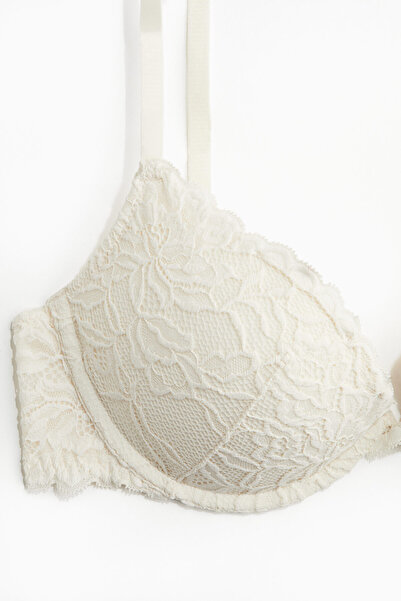 H&M Dantel Süper Push-up Sütyen