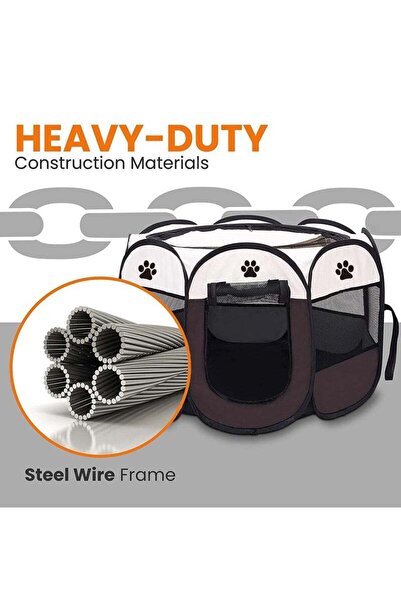 fulina Portable Foldable Pet Playpen,with Water Resistant& Removable Shade Cover,44.9x44.9x23",for Baby,Pet